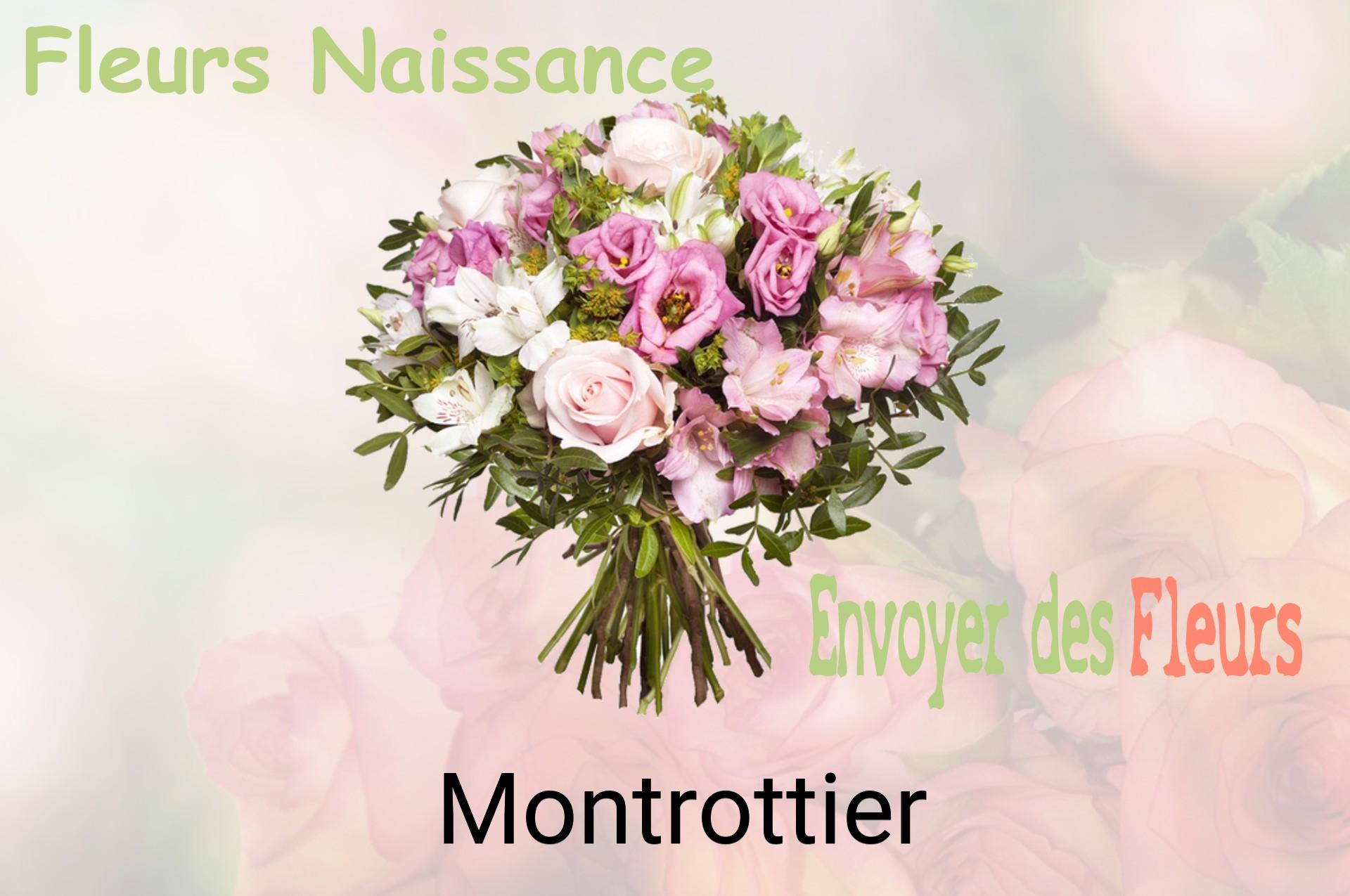 Bouquet de fleurs de naissance livré à Montrottier